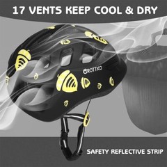 Toddler-Kids Ultralight Helmet with Knee-Elbow-Wrist-Pads – SIZE S 20-22 inch