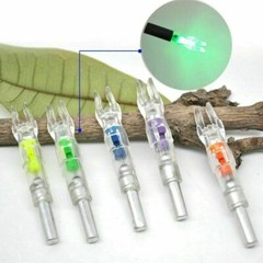 12/6PC Automatic LED Shooting Archery Arrows Lighted Nocks 6.2mm Arrow Nock Tail