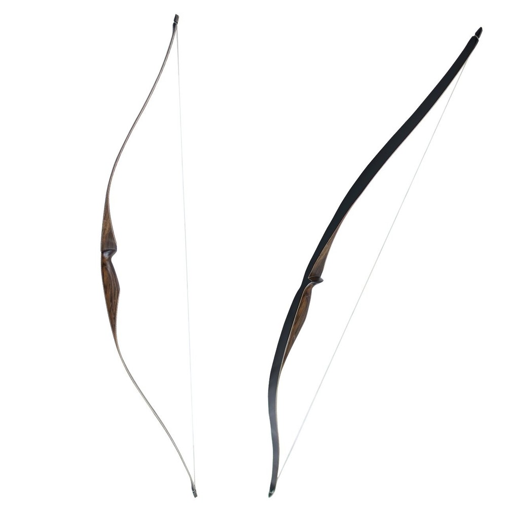 Sparrow 54″ Traditional Long Bow 20-35LBs Draw Weight -Piece Longbows Recurve…