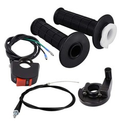 7/8″ 22mm Twist Throttle Accelerator Handle Grips and Cable 51″ Set With ON/OFF