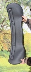 Worlds best horse drawn harness collar pad Permasoft super plush BLACK BLACK