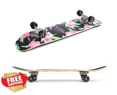 Amrgot Skateboards for Beginners,31 * 8 inches Complete Skateboards for Kids,…