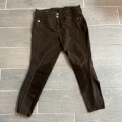 Ariat Women’s Riding Breeches/Jodhpurs Brown 24R Cotton Blend Pants
