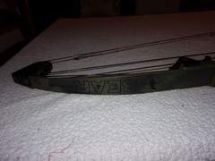 Vintage Bear Whitetail Hunter Green Camo Compound Bow