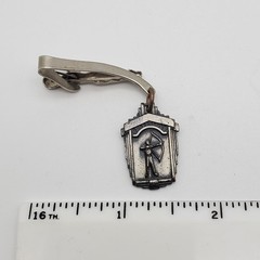 Vintage Sports Tie Bar Archery Charm Retro Mens Clasp Clip Sportsman Award MCM