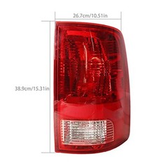 Rear Right Tail Light Assembly Replacement for Ram 2009-2020 Pickup Truck