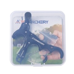 Archery Adjustable Rotate 360° Thumb Compound Bow Release Aid 4-Finger Release