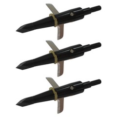 12Pcs Black Swhacker Broadheads 100 Grain 1.75″ Cut Compound Bow Crossbow Tips