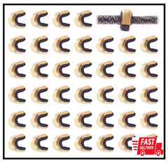 Bow String Nock Points – 40 Packs Arrows Bowstring Nocking Point Set Archery Acc