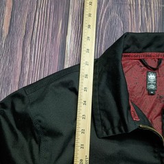 Y2K Spitfire By Dickies Medium Black Jacket With soft Red Skull All Over Pattern