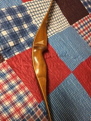 VINTAGE SHAKESPEARE SIERRA TRADITIONAL RECURVE HUNTING BOW 52″ 45LB RIGHT HAND