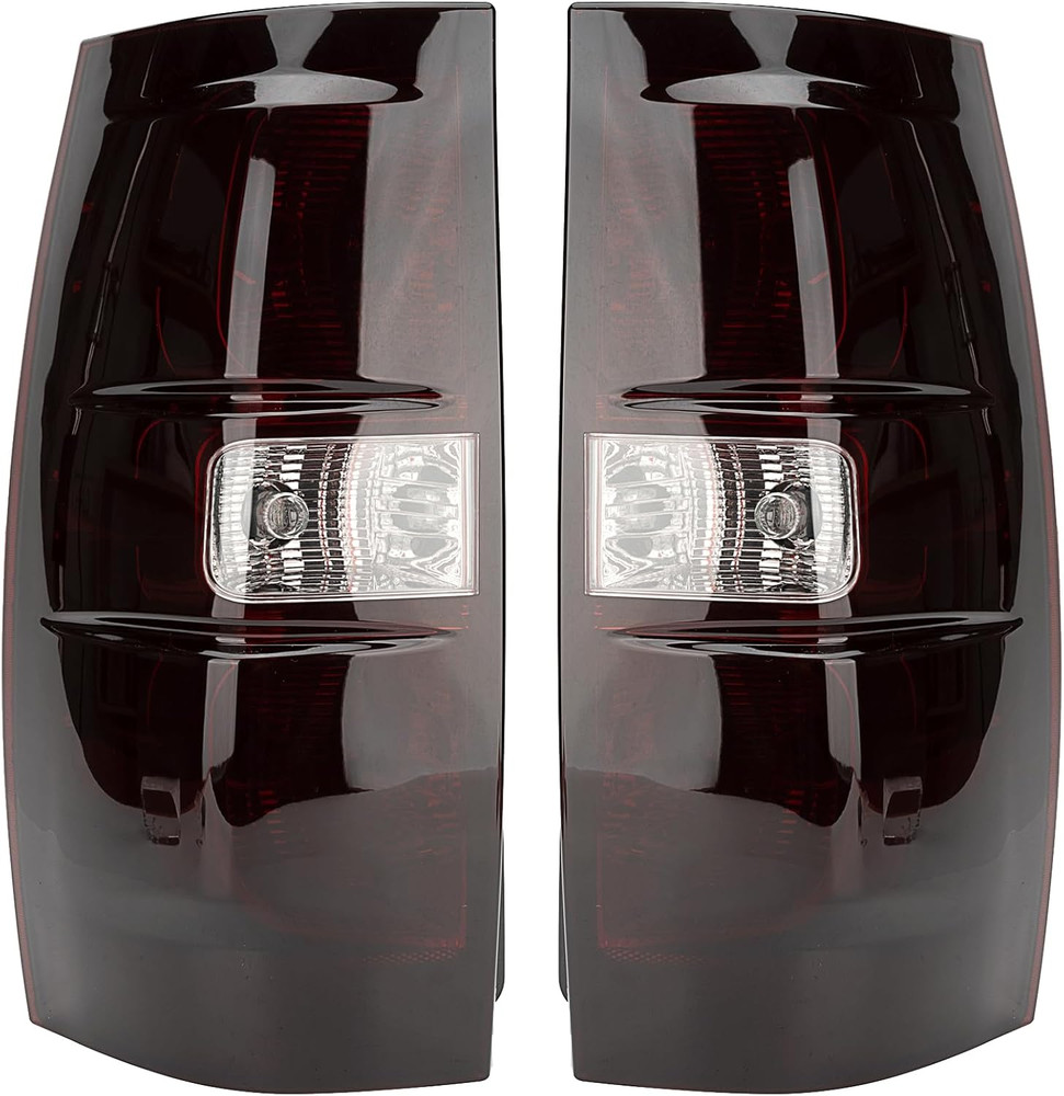 Tail Light Assembly Compatible with 2007-2014 Chevy Tahoe/Suburban Driver and Pa