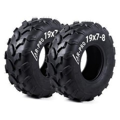 19×7-8 ATV UTV Tires – 4PR Tubeless All-Terrain Off 19×7-8 Tubeless(2-Pack)
