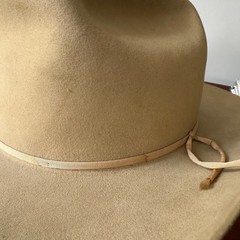 Vintage Stetson Ranger Style Felt Cowboy Hat Size 7 Tan Silverbelly Western