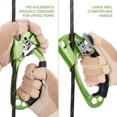 Hand Ascender Aluminum Magnesium Alloy Rock Climbing Handheld Ascender For MWLD