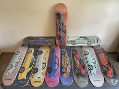 Signed Adam LZ – LZMFG Skateboard Deck lot of 11 – See description