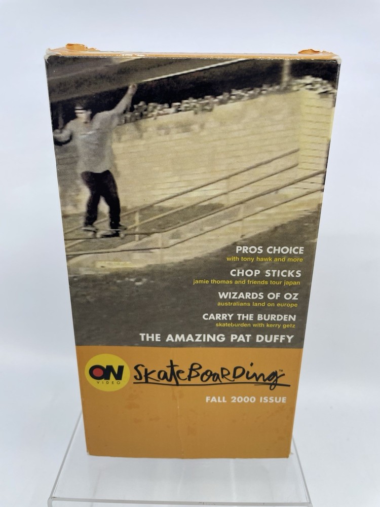 ON Video Skateboarding Fall 2000 VHS RARE 411VM Pat Duffy Tony Hawk