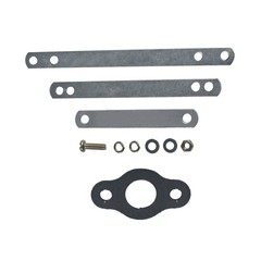 Flexible Exhaust Muffler Pipe Kit For 49cc 60cc 66cc 80cc 100cc 2 Stroke Engine