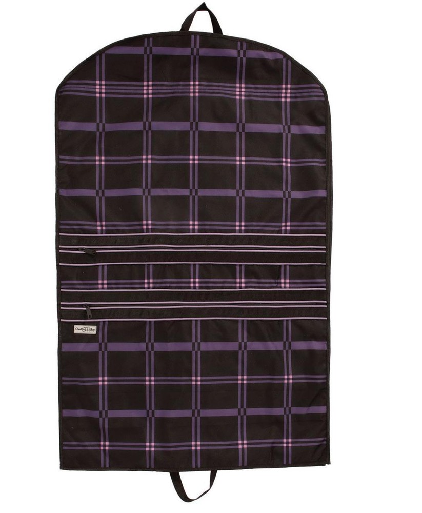 Chestnut Bay Gusset Garment Bag – Black Plaid