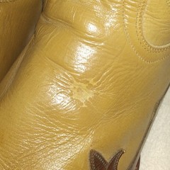 Dan Post DP 2147 J Men’s Western Boots 13 EW Leather Upper Brown Tan Mexico