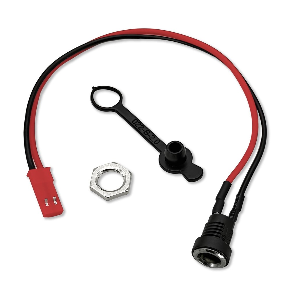 2-Wire Coaxial Charging Port for GOTRAX GXL V2, XR Elite, XR Ultra, Apex Elec…