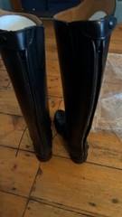 ARIAT Ladies Leather Field Boots *NEW* Black SIZE 5.5 *Challenge II Back Zipper