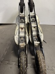 PowerSlide Nordic Trainer XC 150 Off Road Skate Ski Roller Blades Sz 10 mens