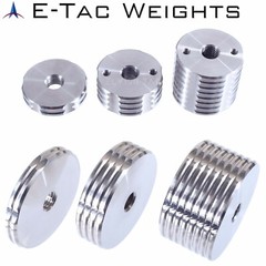 E-Tac Bow Stabilizer Weight Stainless Steel 1, 2, 4, 8 OZs With Stud
