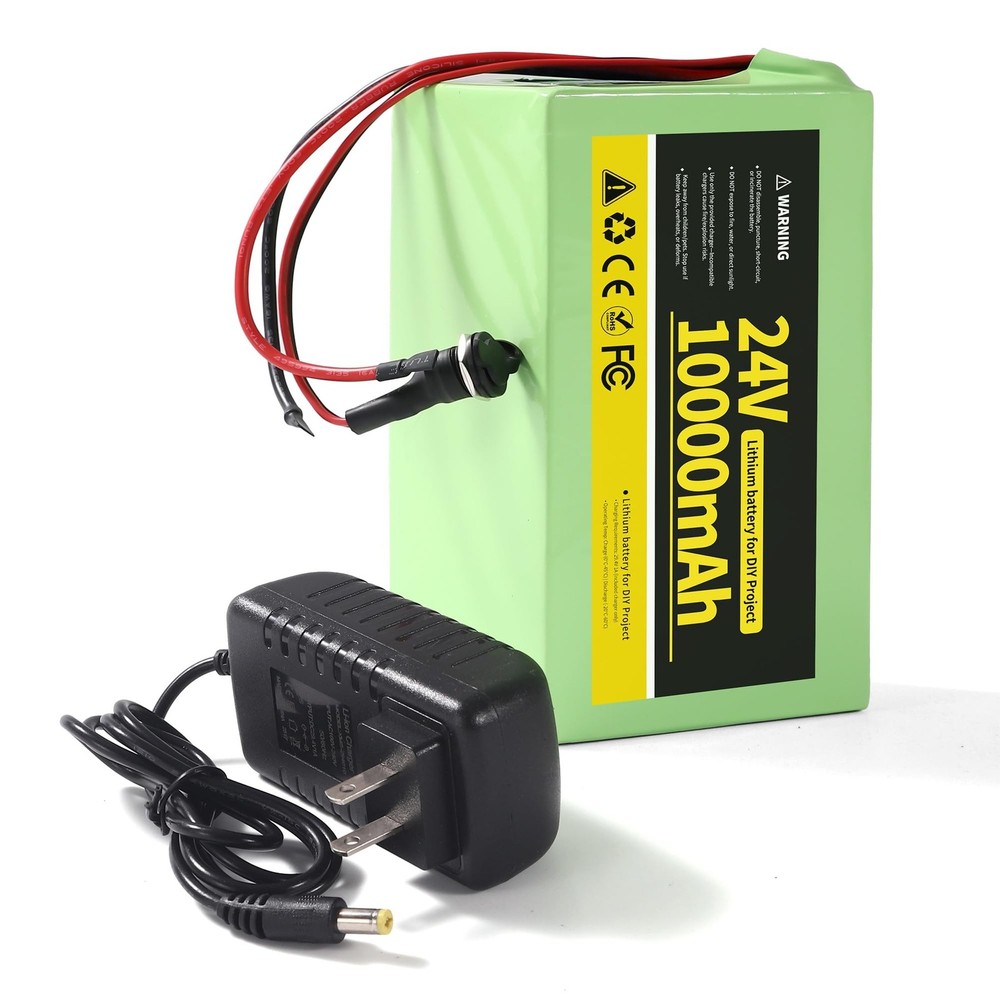 24V 10Ah Battery Pack for Ride on Toys and DIY Projects, 24V Rechargeable Lit…