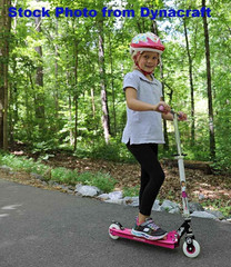 BARBIE Dynacraft SCOOTER super-durable ALLOY STEEL height-adjustable. New in Box