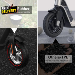 60/70-6.5 Scooter Tire 10X2.50 Solid Scooter Tire 10 Inch Electric Rubber Tub…