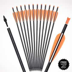 16-22inch Crossbow Bolts Carbon Arrows Archery Hunting Outdoor US Local 6/12pcs
