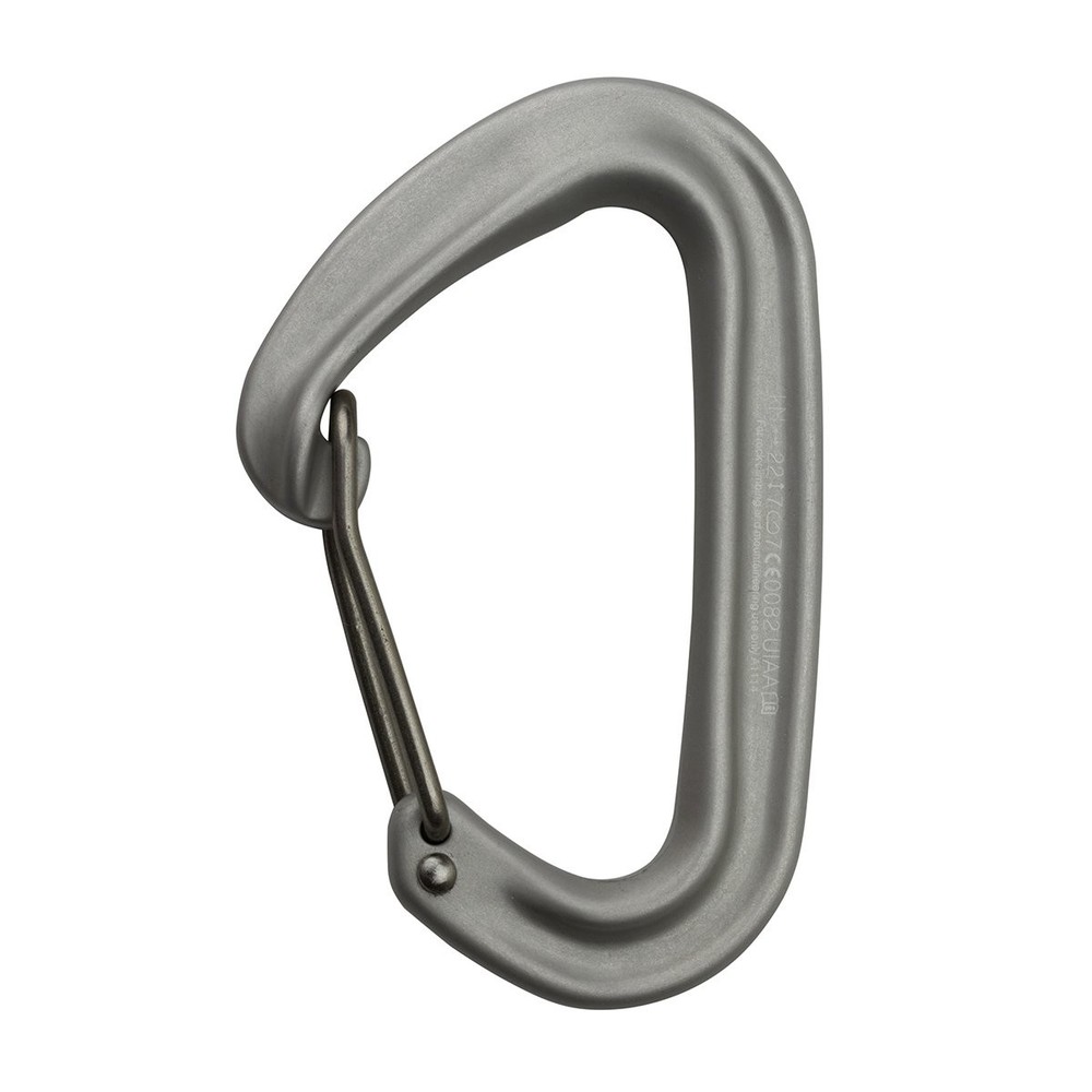 Silver Carabiner One Size Lightweight 22 kN Strength Redesigned for Safety