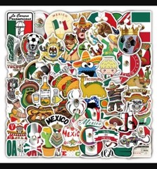 Mexico Stickers decal pack waterproof water bottle 60 pieces! 1.9-3 inches