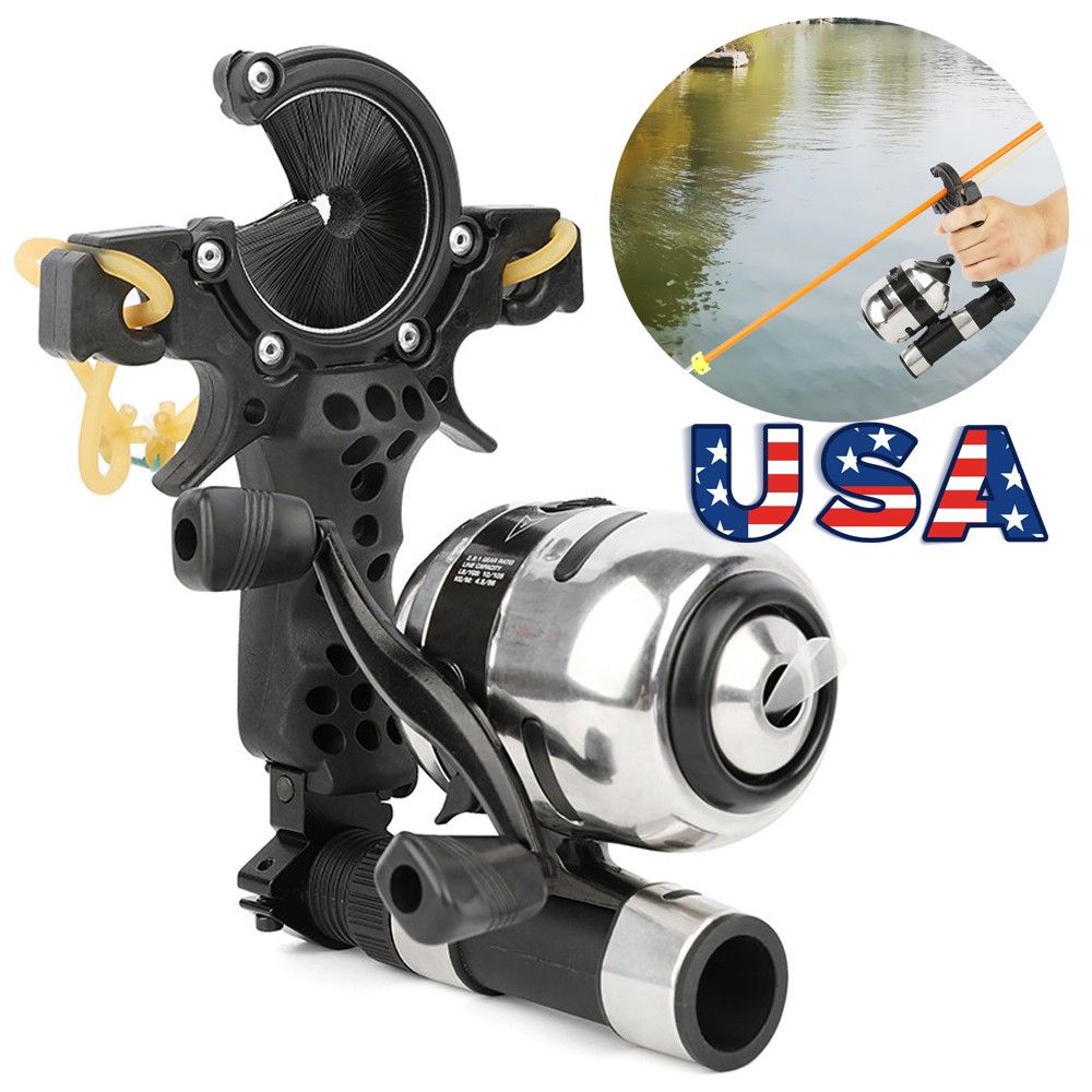Archery Bowfishing Catapult Slingbow Reel Fishing Arrow Set Bow Hunting Shoot
