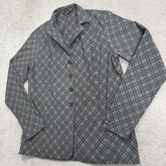 Kerrits Jacket Womens XL Stretch Competitor Show Coat Gray Geometric Zip Pockets