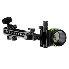 5 Pin Compound Bow Sight 0.019″ Micro Adjust 4X 6X 8X Lens Archery Hunting RH LH