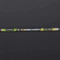 TOPARCHERY 12-PACK .001 33″ Pure Carbon Arrows Shafts SPINE300-600 for DIY Arrow