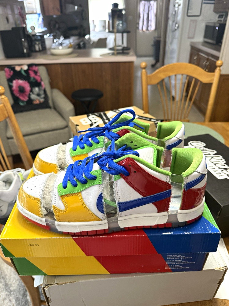 Nike SB Dunk Low Pro Multi-Color Skateboarding Shoes US Men’s 11.5