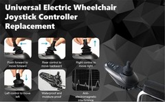 Electric Wheelchair Replacement Joystick Motor Controller Power Chair 12″ Wheel