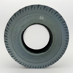 Primo Durotrap Pneumatic Tire with C9210 Tread 4 Ply Mobility Tire Light Gray