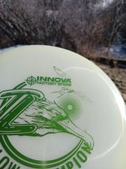 Innova Champion Glow TL Factory Store Release Light Green Foil Stamp 174.9g