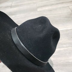 Stetson Pony Express DW411 Outland Black Wool Hat Size 7