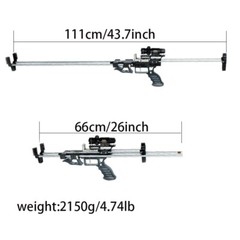 Powerful Slingshot Rifle With Green Laser Aiming For Hunting Catapult Shooting