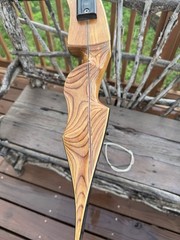 Vintage Damon Howatt Hunter Recurve Archery Bow AMO 62” 65# Right Handed Martin