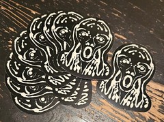 Supreme Glow In The Dark Scream Sticker SS17 + FREE SURPRISE