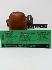 Selway Rawhide Strap Bow Quiver For Recurve or Longbow