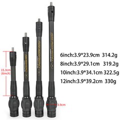 Archery Carbon Balance Bar SilencerCompound Bow Stabilizer Target 6/8/10/12/15″