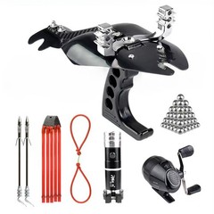 Hunting Fishing Slingshot Pro Laser Catapult Shooting Bow Archery Bowfishing Set