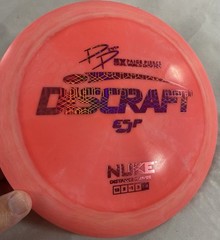 Discraft ESP Nuke – Paige Pierce 5x – Disc Golf Driver Tron Swirly